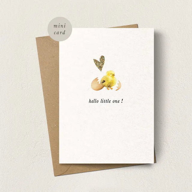Mini Hello Little One Card
