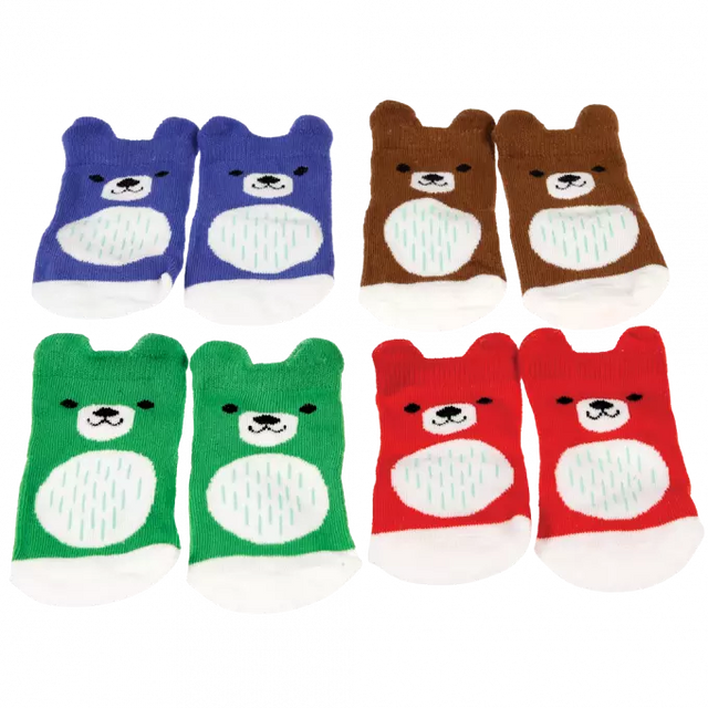 Box Of Bear Baby Socks
