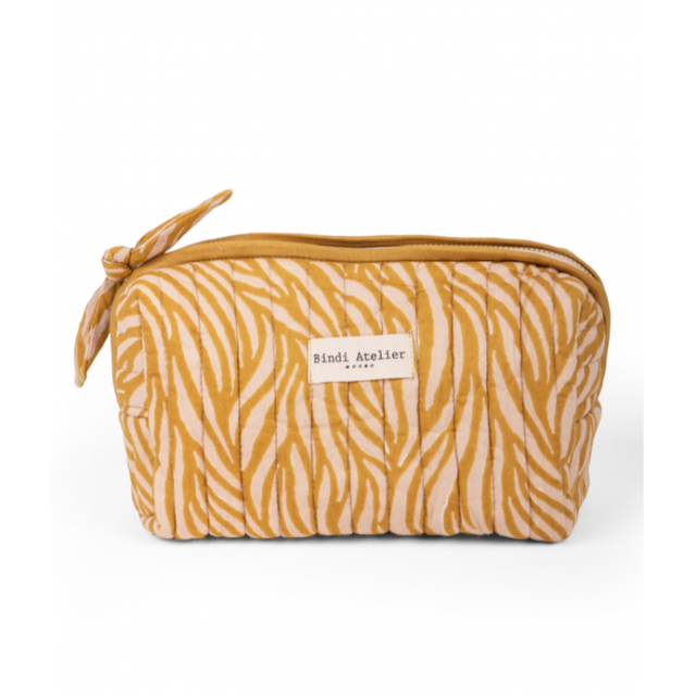 Zebra Havane Make Up Pouch