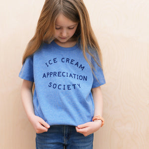 Blueberry Ice Cream Appreciation Society Kid's T-Shirt