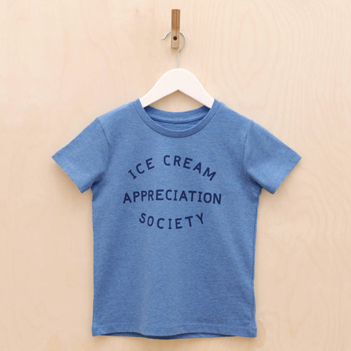 Blueberry Ice Cream Appreciation Society Kid's T-Shirt