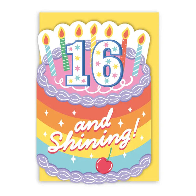 Age 16 Cake Card
