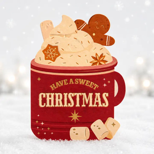 Hot Chocolate Christmas Card