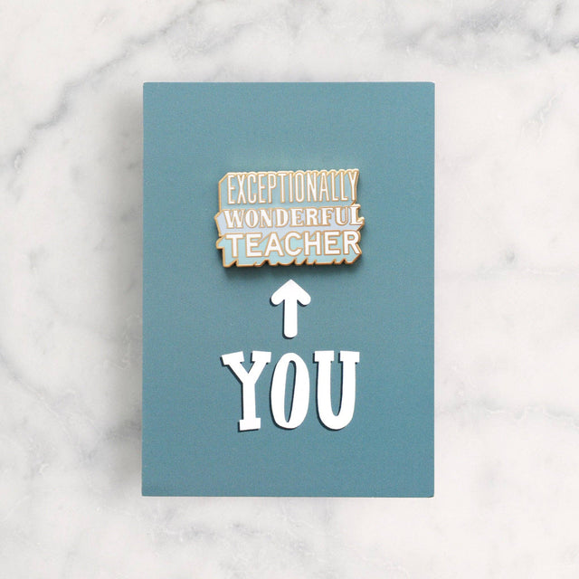Exceptionally Wonderful Teacher Pin