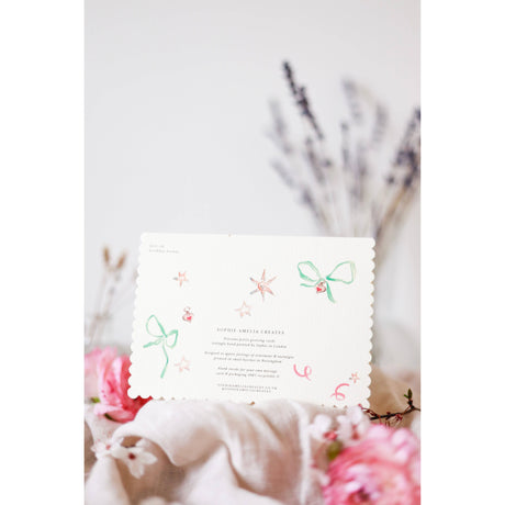 Birthday Beauty Scallop Card
