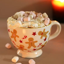 Load image into Gallery viewer, Ceramic Gingerbread Christmas Mug