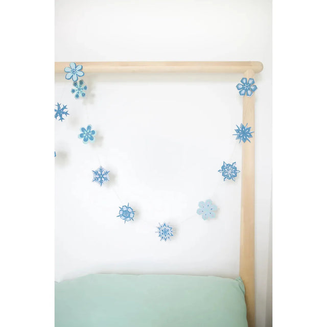 Snowflakes Sewn Garland
