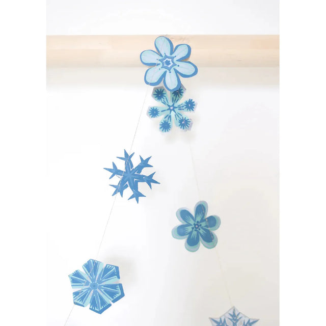 Snowflakes Sewn Garland