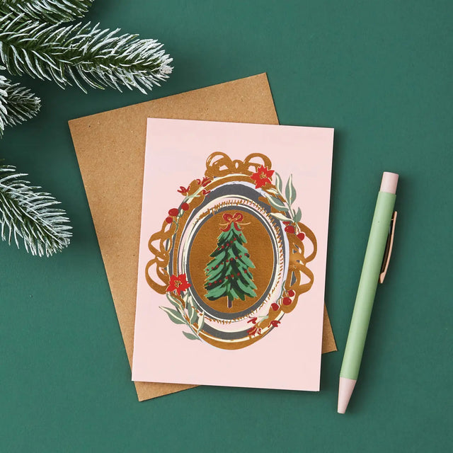 Vintage Frame Christmas Card