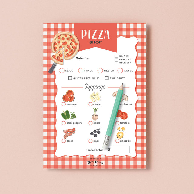 Pizza Shop Play Notepad