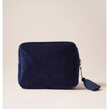 Load image into Gallery viewer, Gold Palm Tree Velvet Wash Bag