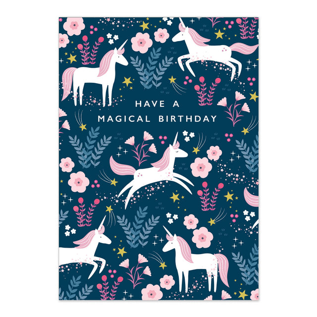 Magical Birthday Unicorn Card