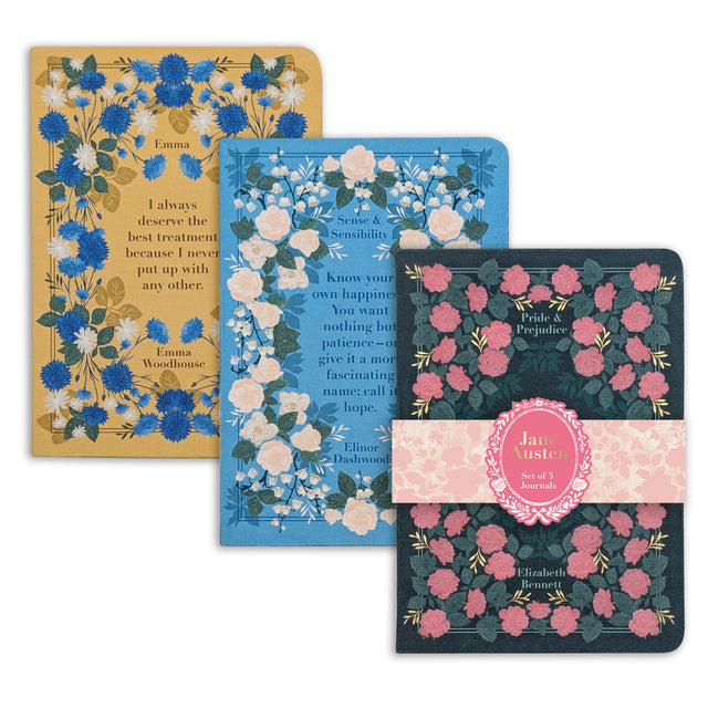 Pride & Prejudice Set of 3 Journals
