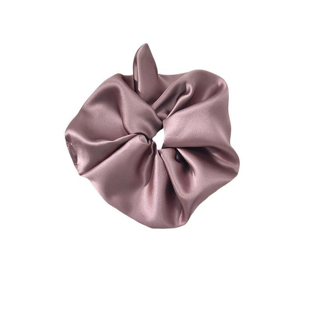 Large Silky Scrunchie - Mauve