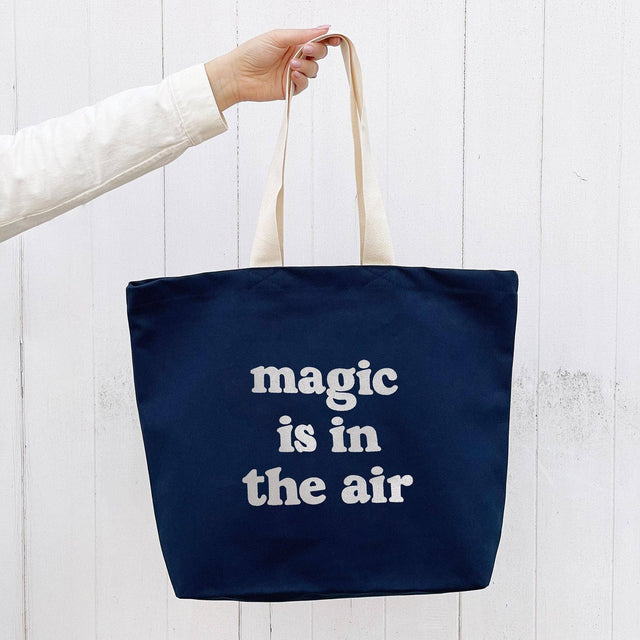 Magic is in the Air Navy Tote Bag