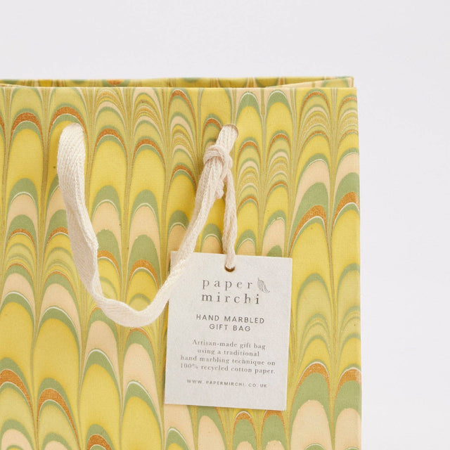 Small Bouquet Marbled Gift Bags