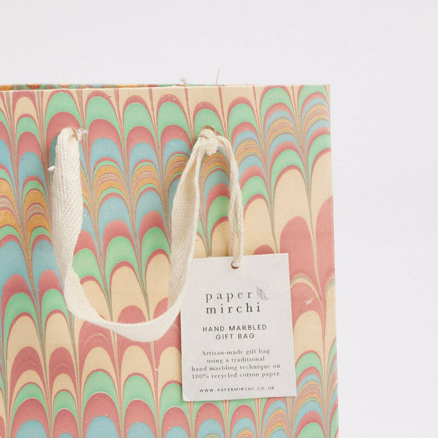 Small Bouquet Marbled Gift Bags