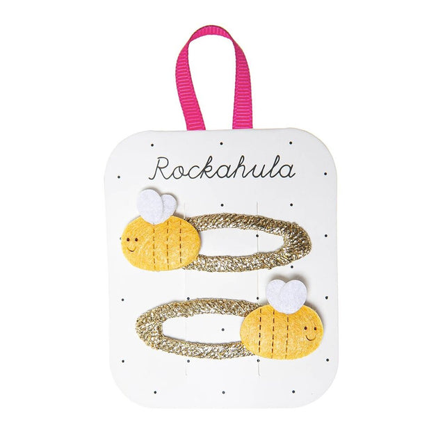 Buzzy Bee Hair Clips