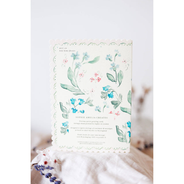 New Home Florals Card