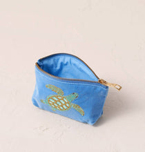 Load image into Gallery viewer, Caribbean Blue Turtle Coin Purse