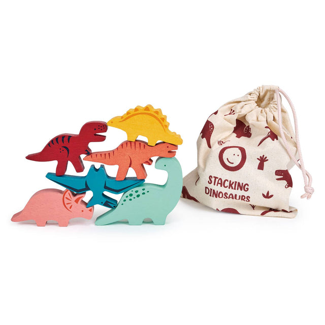 Wooden Stacking Dinosaurs