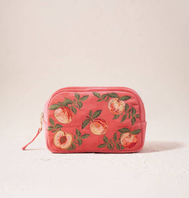 Summer Peach Makeup Bag