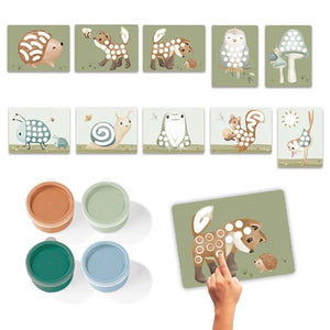 Forest Friends Finger Paint Kit