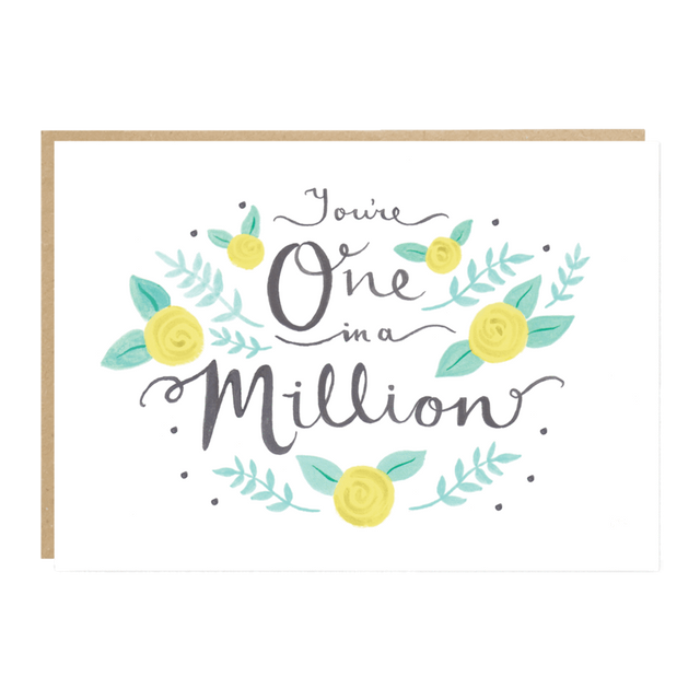 You're One in a Million Card
