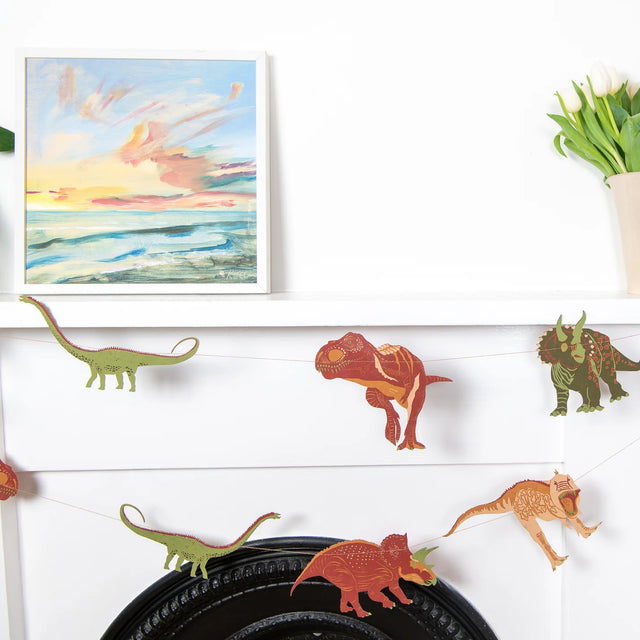 Dinosaur Die-Cut Garland