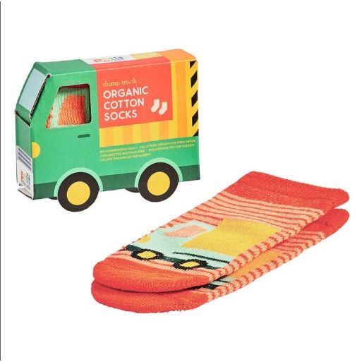 Dump Truck  Baby Socks