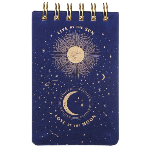 Wired Bookcloth Notepad - Live By The Sun