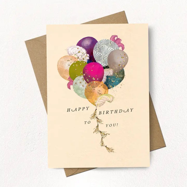 Birthday Deco Balloons Card