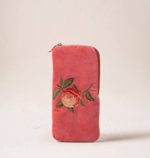 Summer Peach Glasses Case