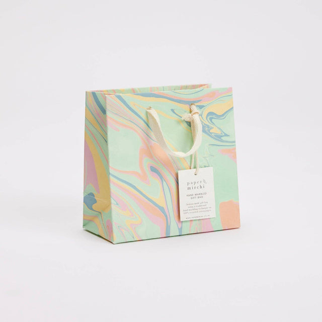 Small Bouquet Marbled Gift Bags