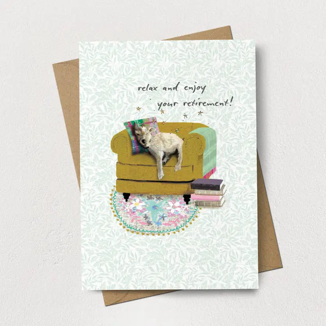 Retirement Armchair Card
