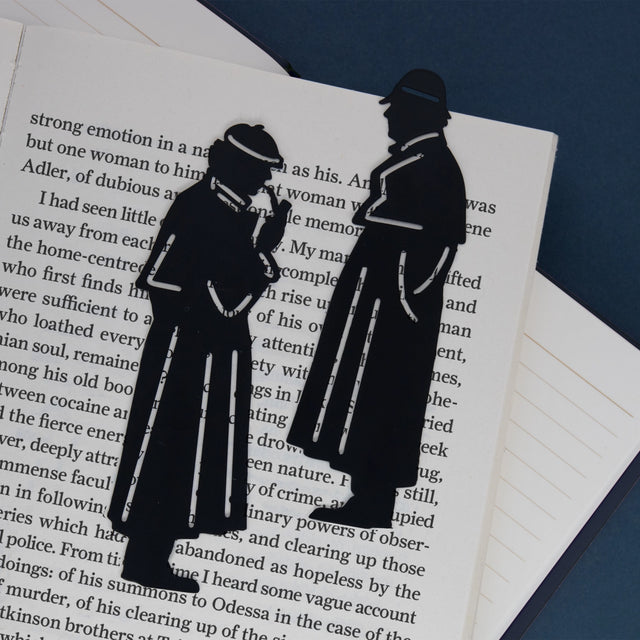 Sherlock Holmes Set of 2 Metal Bookmarks