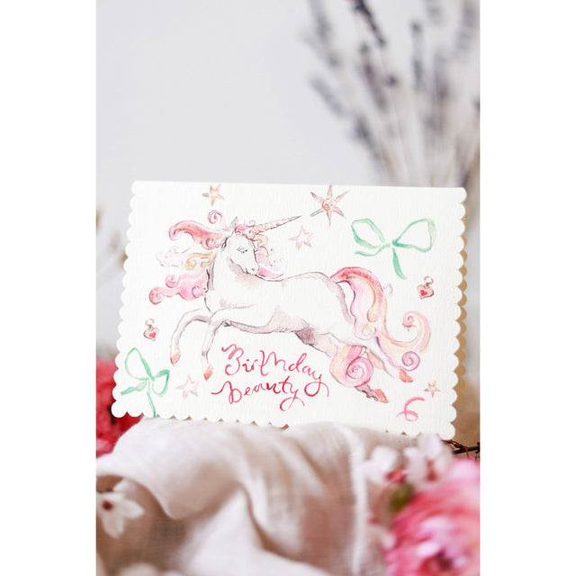 Birthday Beauty Scallop Card
