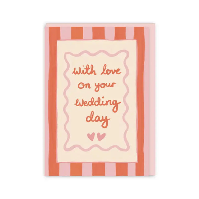 With Love Wedding Card