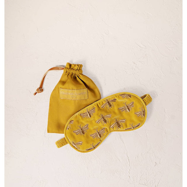 Honey Bee Eye Mask - Mustard