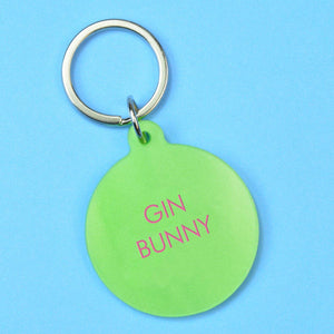 Gin Bunny Keytag