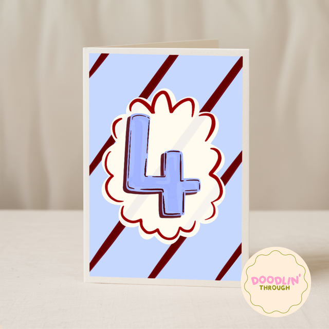 Age 4 Card