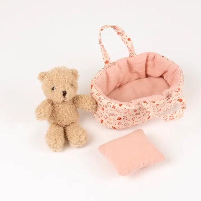 Mini Morris In A Carry Cot Giftbox