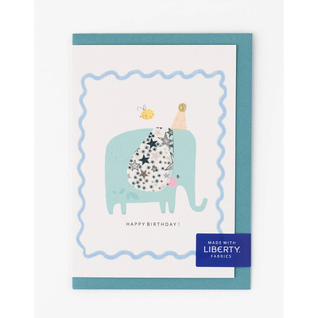 Liberty Elephant Birthday Card