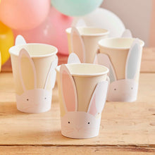 Load image into Gallery viewer, Pastel Easter Bunny Paper Cups