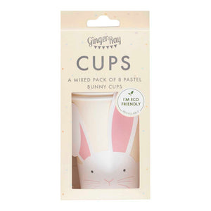 Pastel Easter Bunny Paper Cups