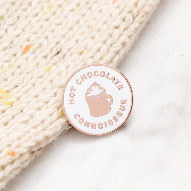 Hot Chocolate Connoisseur Pin