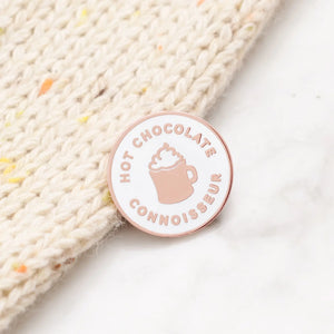 Hot Chocolate Connoisseur Pin