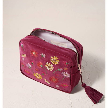 Wildflower Wash Bag - Rose