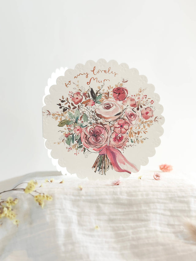 To My Lovely Mum Circular Card