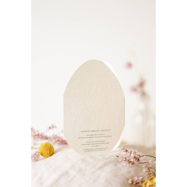 Easter Egg Hand Cut Card